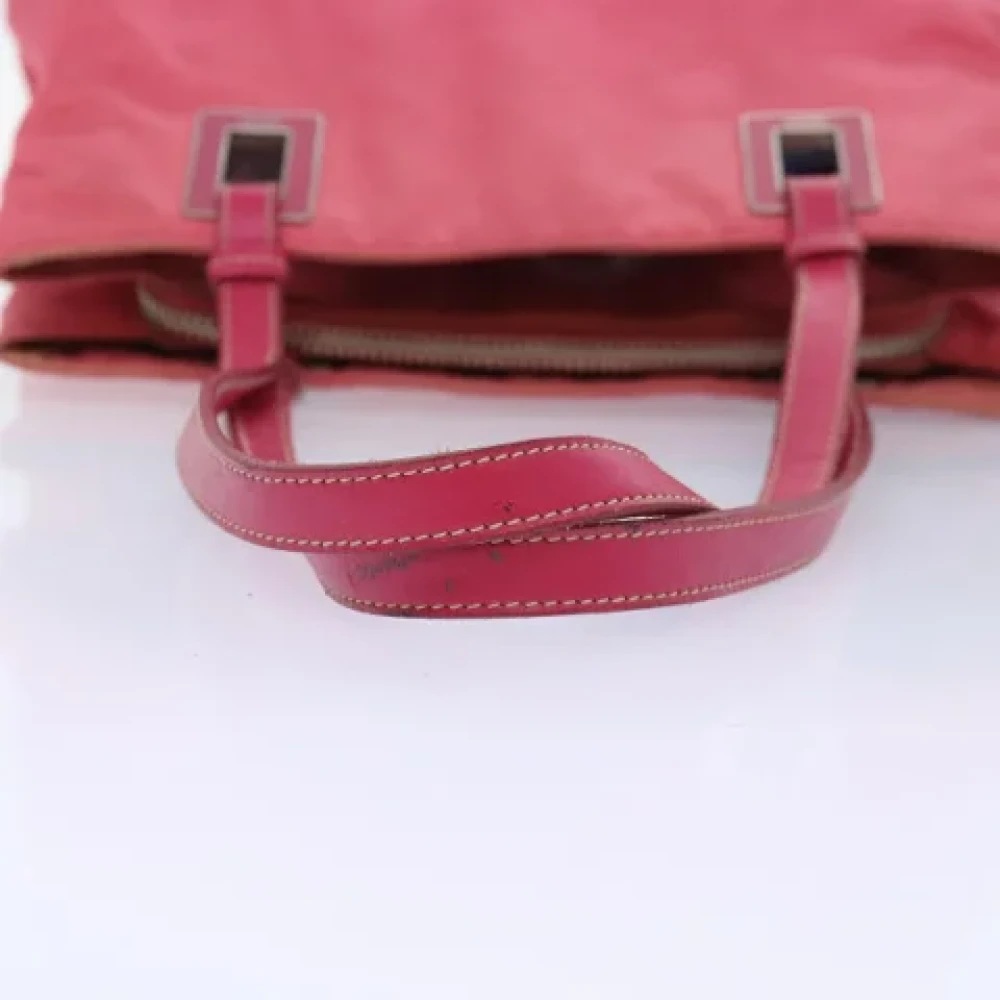 Prada Vintage Pre-owned Nylon prada-bags Pink Dames
