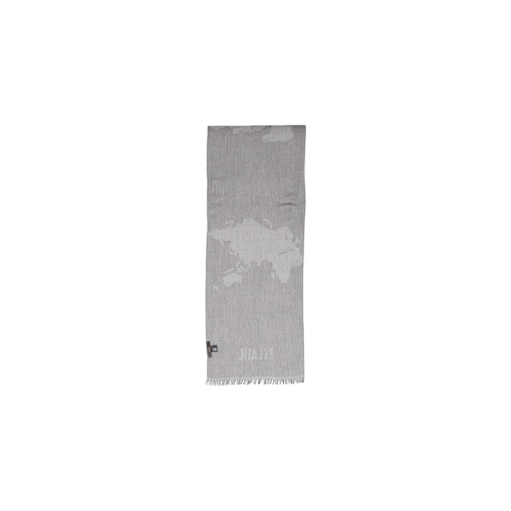 Alviero Martini 1a Classe Gestructureerde Beige Sjaal voor Vrouwen Gray Dames