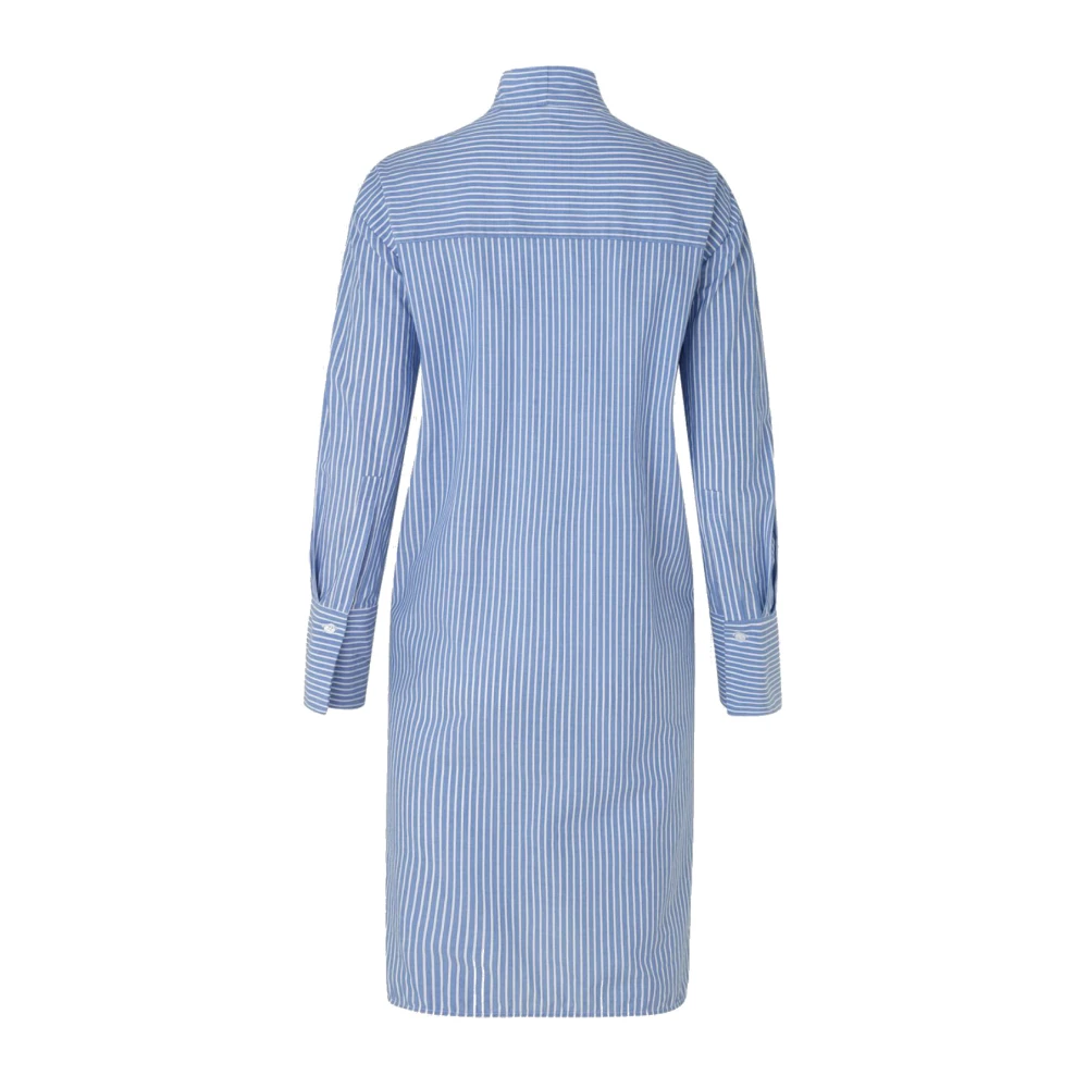 BAUM UND PFERDGARTEN Gestreepte Katoenen Oversized Jurk Blue Dames
