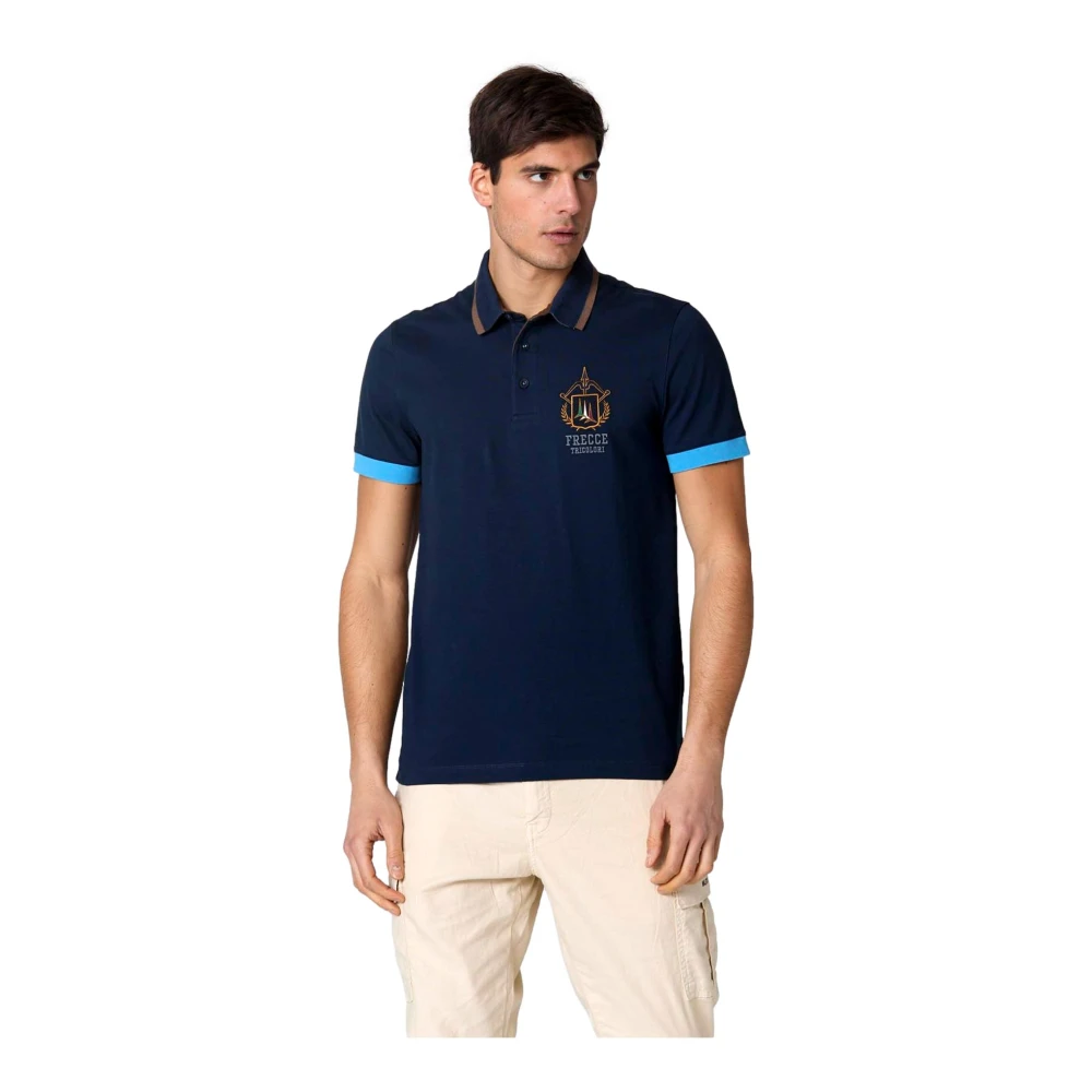 aeronautica militare Shirts Blue Heren