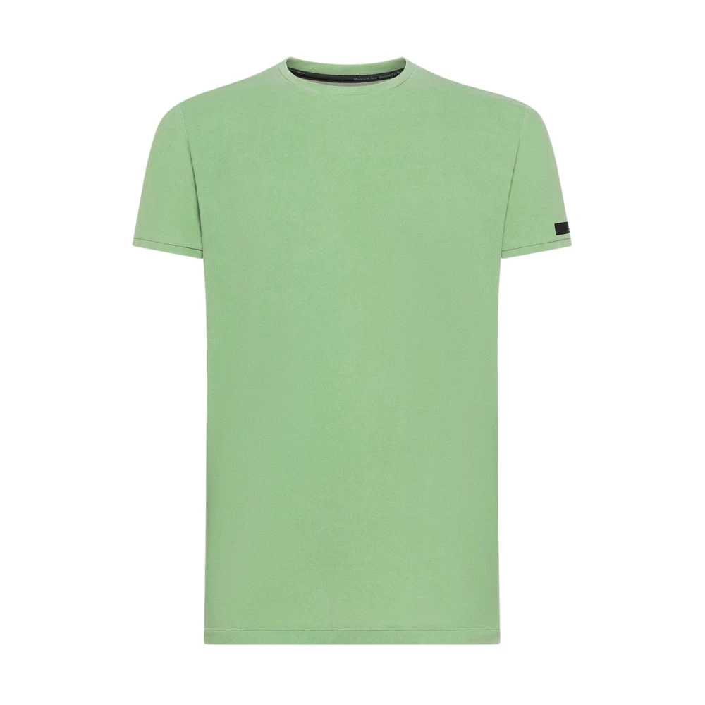 Rrd Men's Green T-Shirts, M, Techno Wash Piquè Shirty