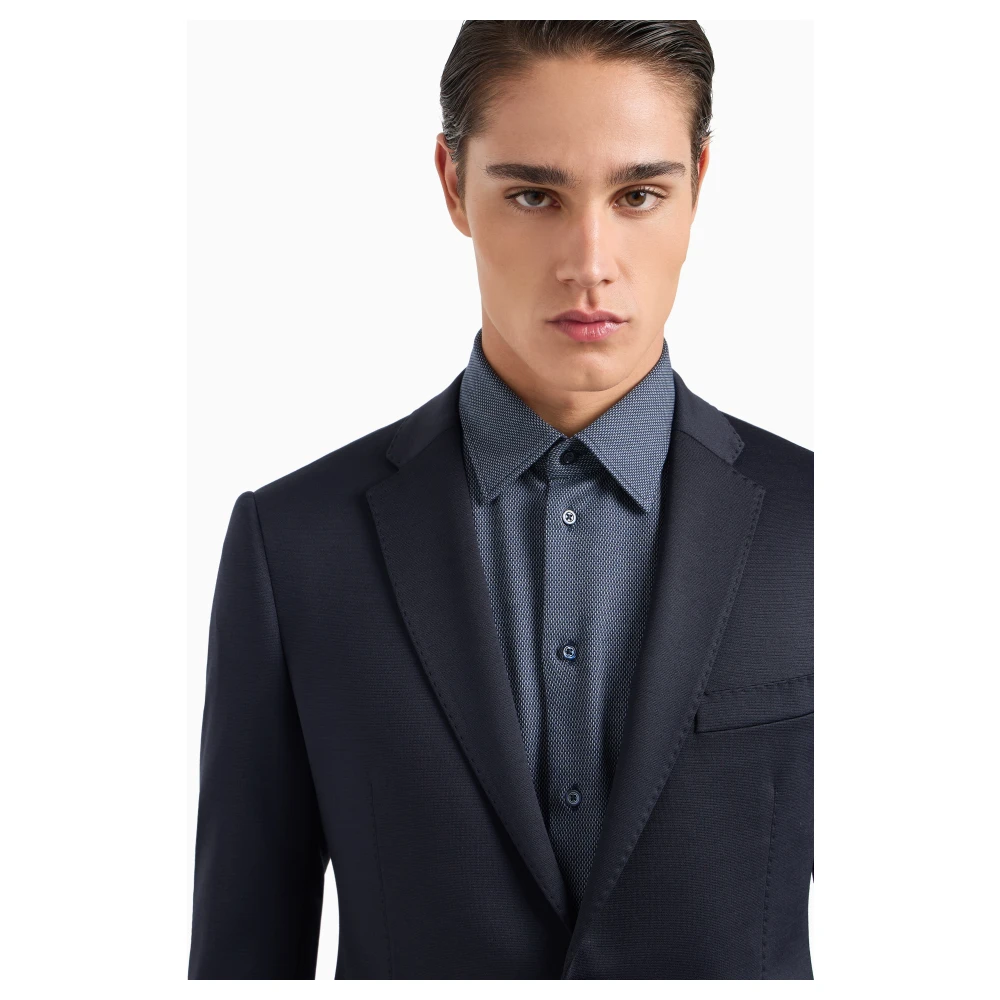 Emporio Armani Blauwe Jurken voor Vrouwen Blue Heren