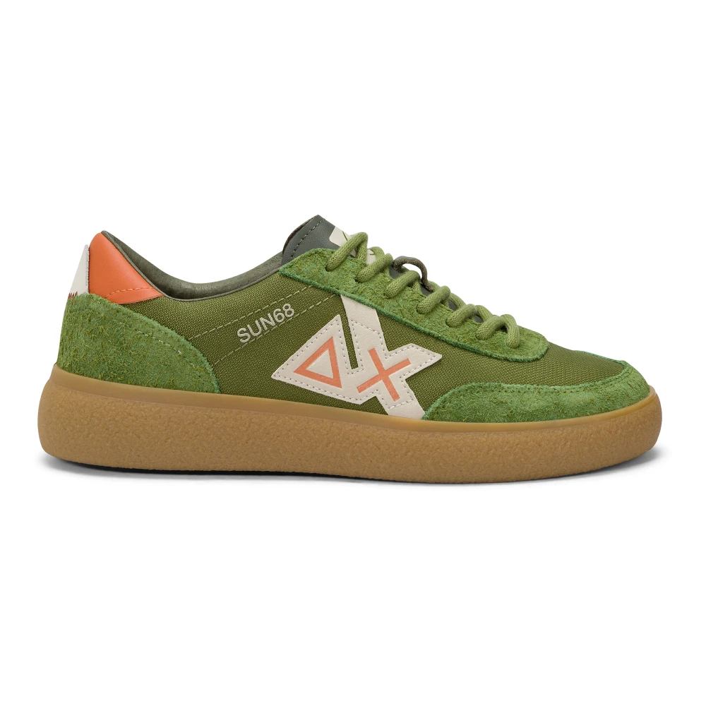 Sun68 Casual Sneakers met Verwijderbare Binnenzool Heren Schoenen Groen