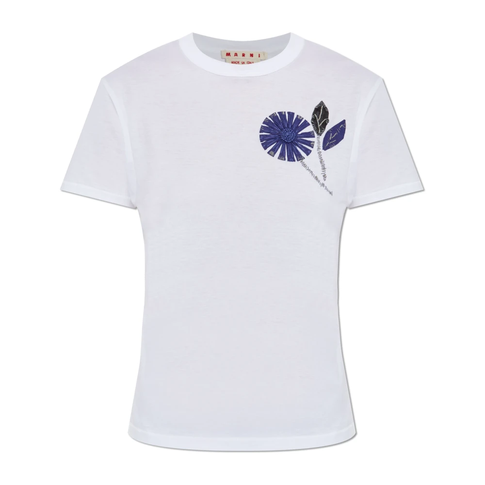 Marni - Tops > T-Shirts - White - Marni - Modalova