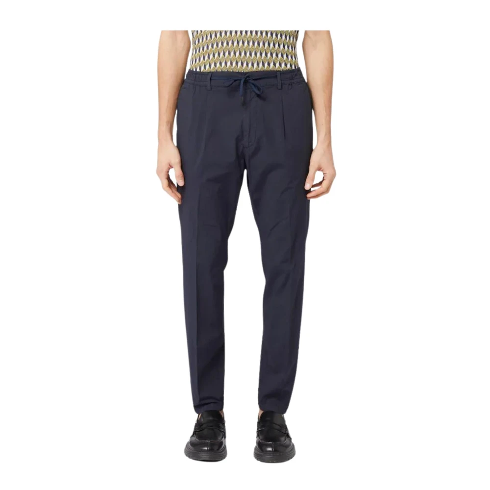 Cruna Katoenen Elastische Herenbroek Blue Heren