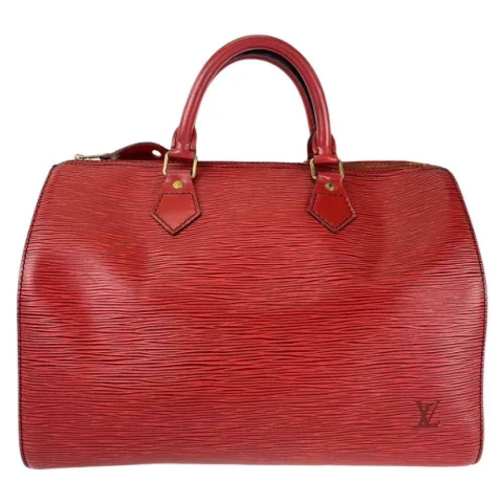 Louis Vuitton Vintage Pre-owned Leather handbags Red Dames
