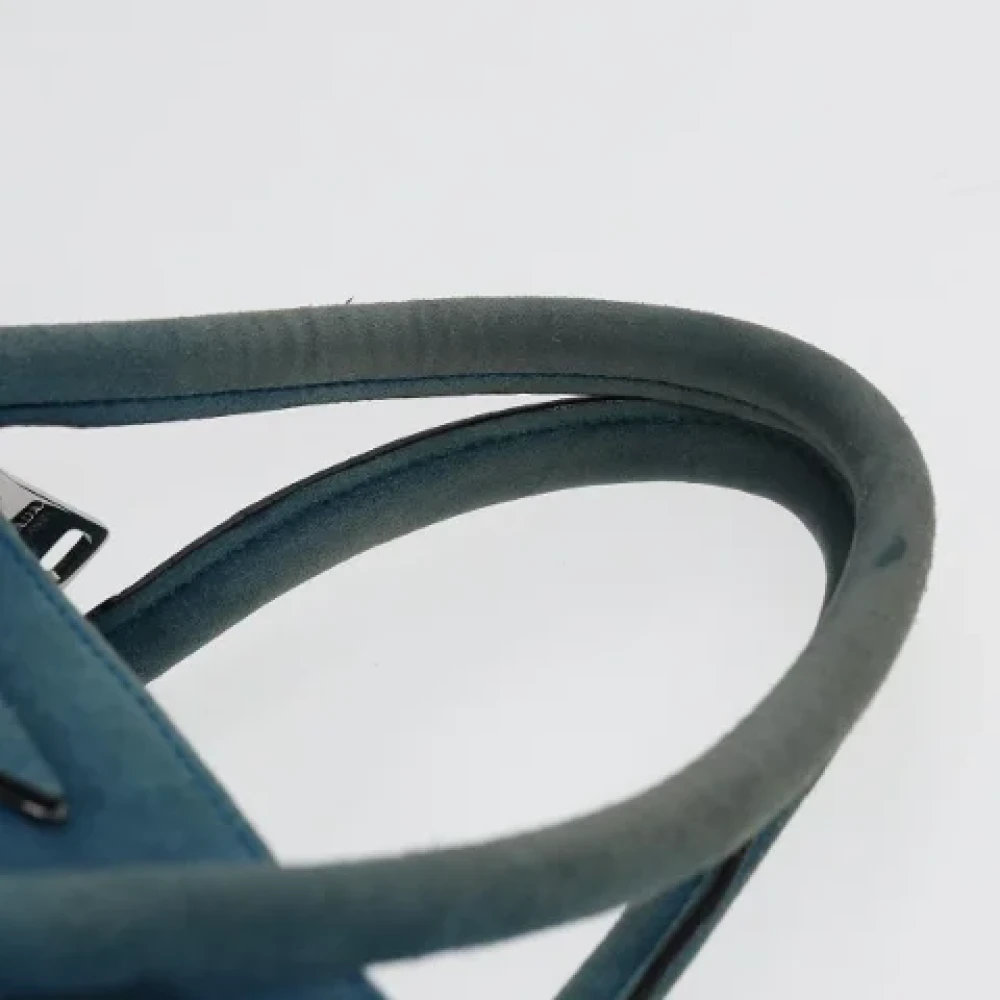 Prada Vintage Pre-owned Suede prada-bags Blue Dames