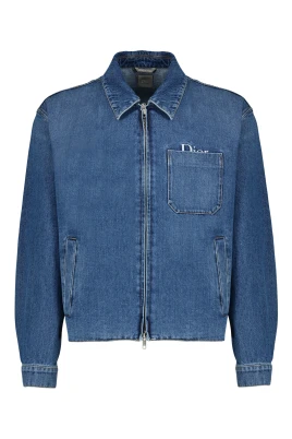 Denimjacka med broderi