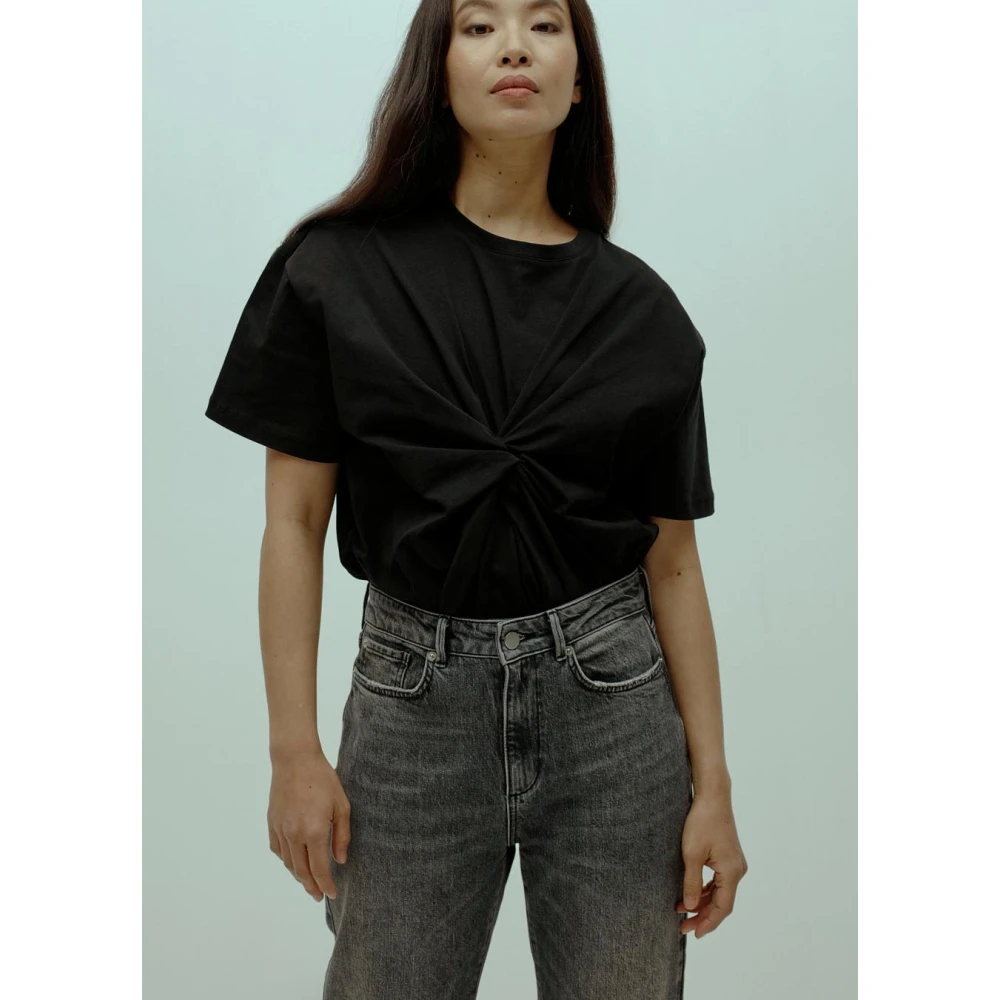 Homage Vintage Grey Relaxed Straight Jeans Scotti Gray Dames