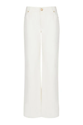 Plain Denim Straight-Fit Jeans