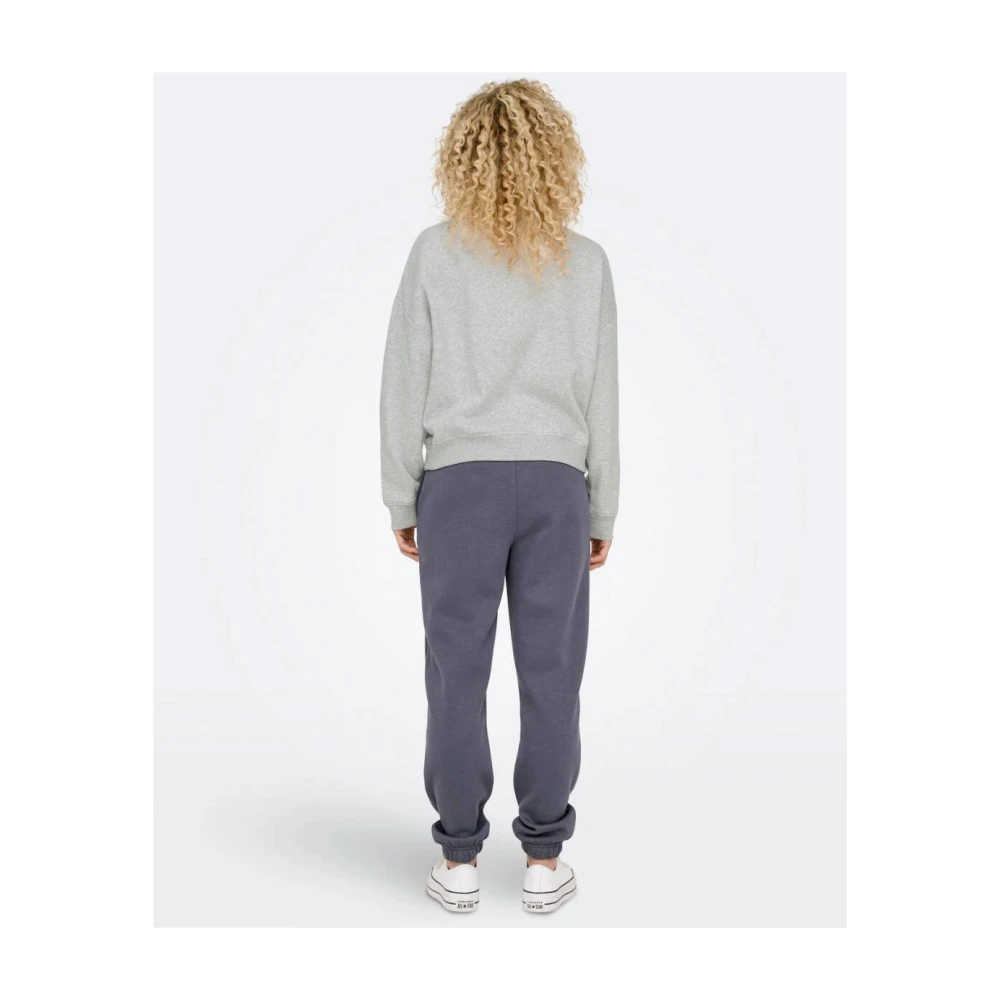 Only Life Crew Sweatshirt Lange Mouwen Gray Dames