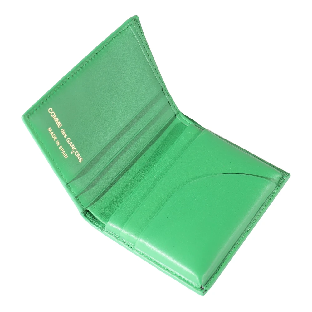Comme des Garçons Geëmbosseerde Bos Kaarthouder Green Unisex