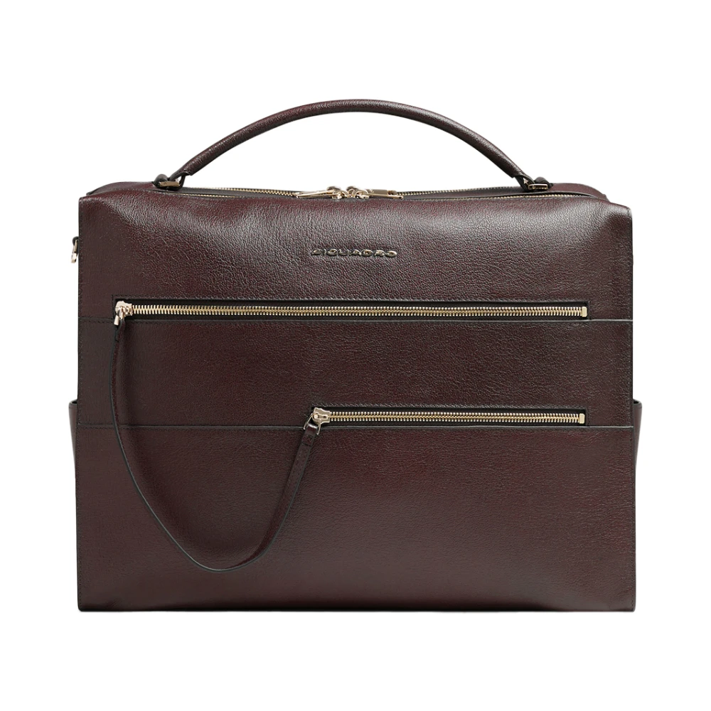 Piquadro Vrouw Rood Tassen Dames, One Size, Women's Laptop Bag With I Pad® Compartment, Shock Absorbing And Rfid Protection