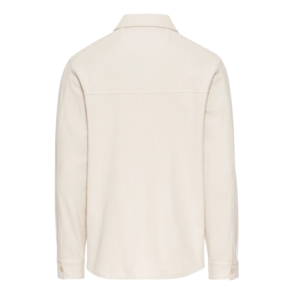 camel active Katoenen Overshirt Beige Heren
