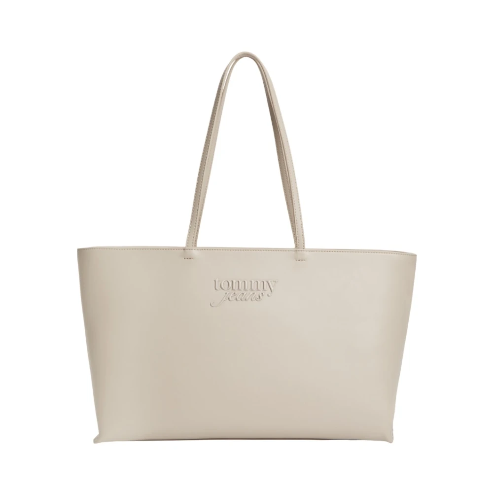 Tommy Jeans Women's Beige Shopping Bags, One Size, Tote Bag