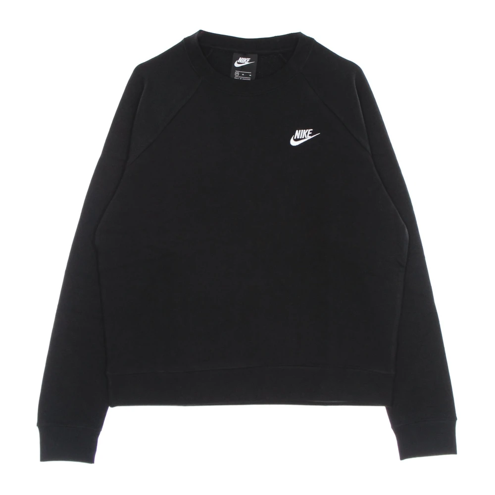 Nike Essential Fleece Crewneck Sweatshirt Black Dames