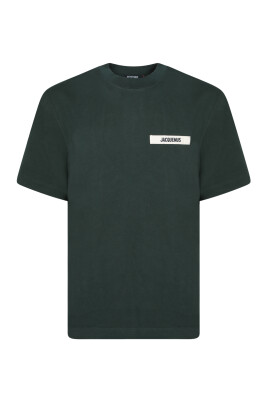 t-shirt-vert-manches-courtes-homme