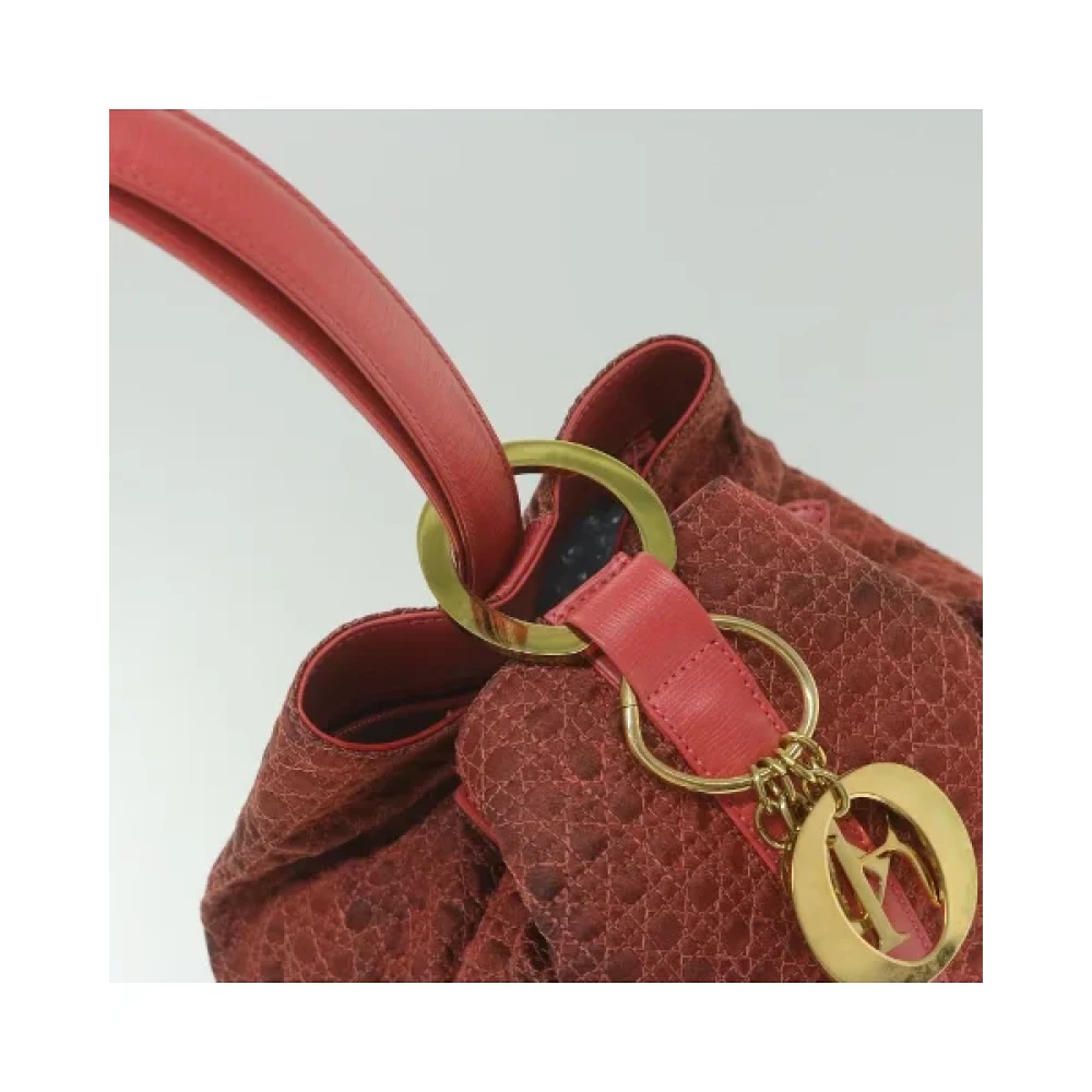 Dior Vintage Pre-owned Nylon dior-bags Red Dames