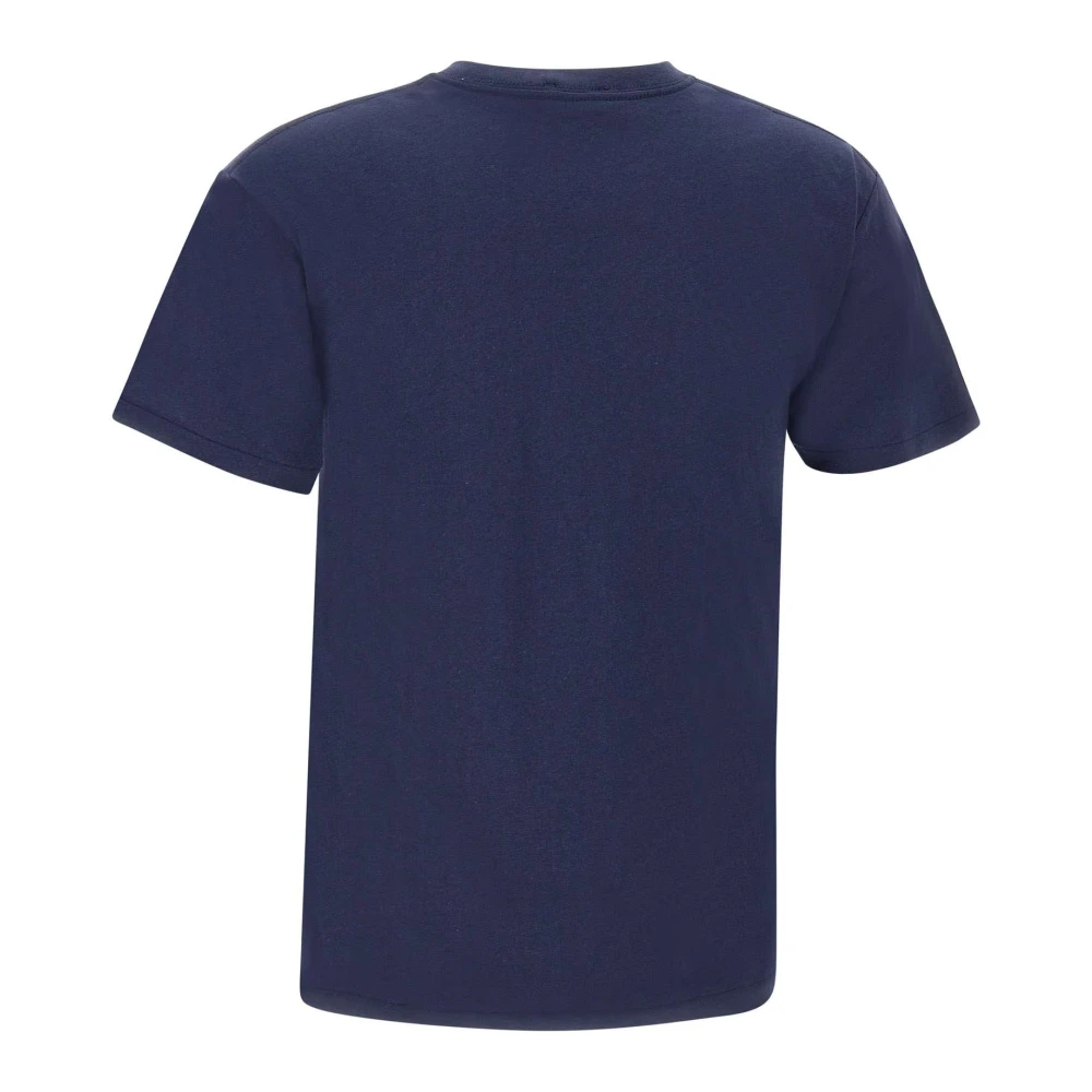 Polo Ralph Lauren Klassiek Katoenen T-shirt met Bear Logo Blue Dames