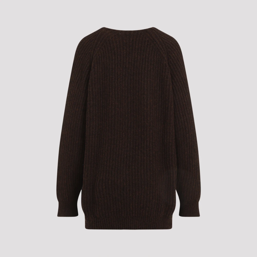 Khaite Kastanje Cardigan Brown Dames