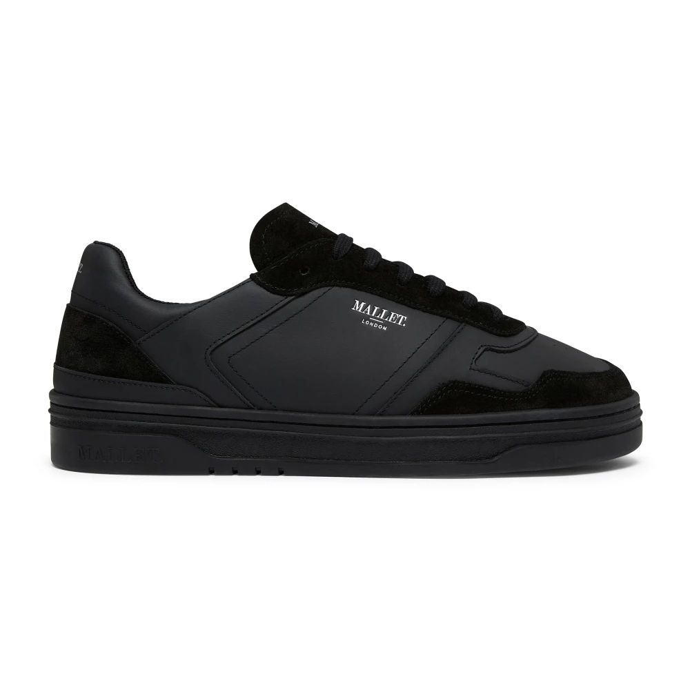 Mallet London Triple Leren Sneakers Heren Schoenen Zwart