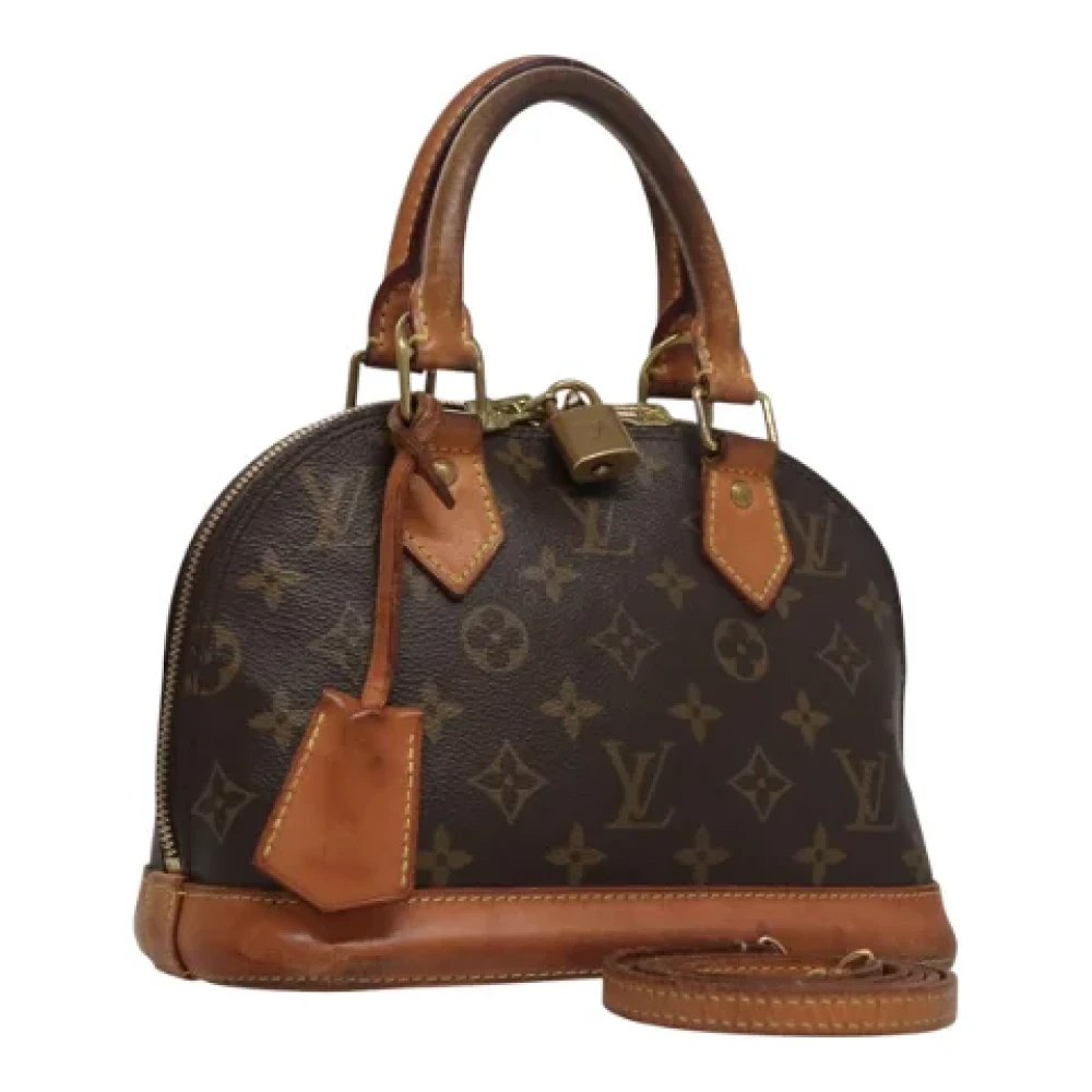 Louis Vuitton Vintage Pre-owned Canvas handbags Brown Dames