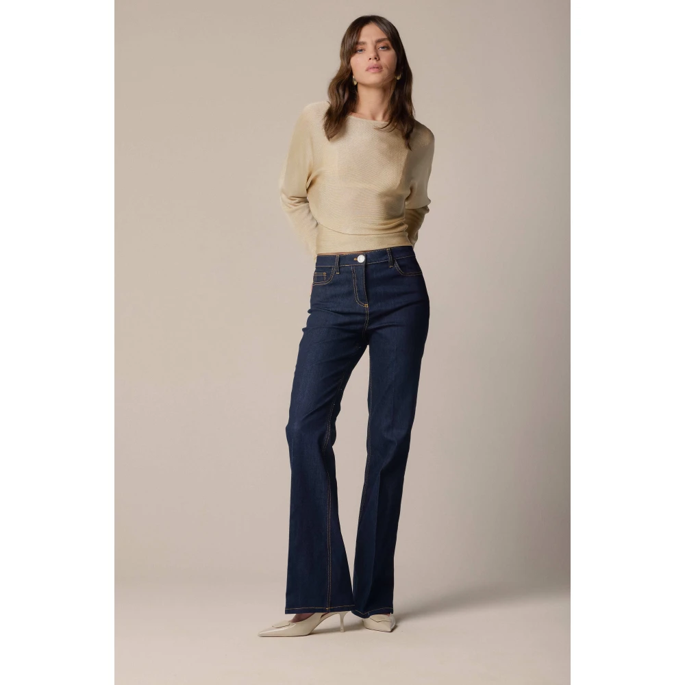 Kocca Boot-cut Jeans Blue Dames