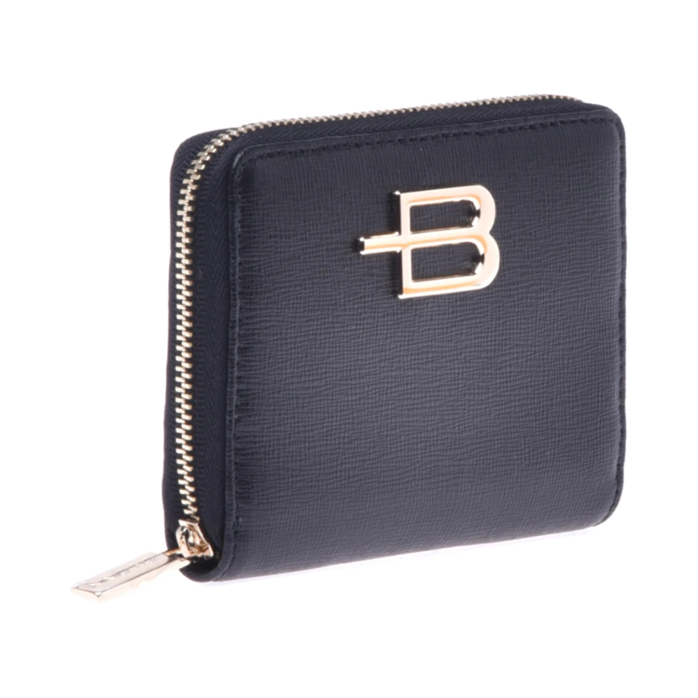 Baldinini Portemonnee in Zwart Saffiano met Rits Black Dames