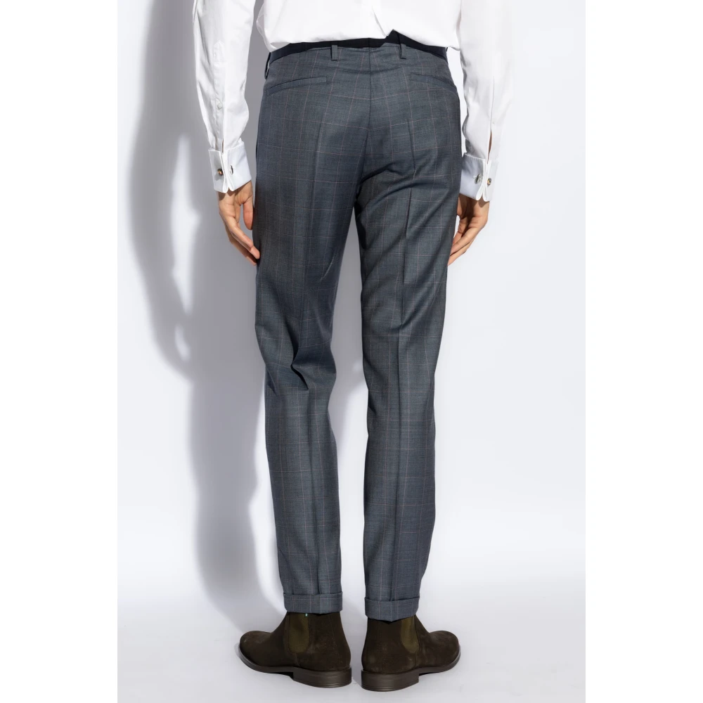 Paul Smith Geplooide broek Gray Heren