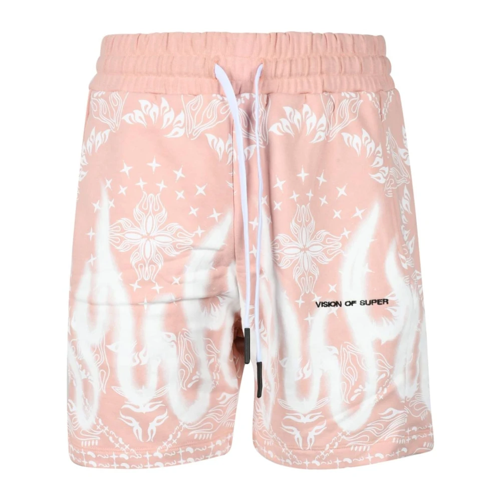 Vision OF Super Katoenen Casual Broek Pink Heren
