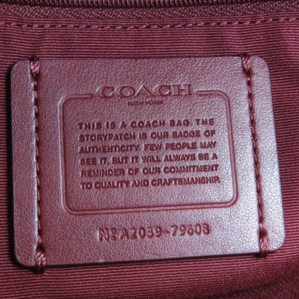 Coach Pre-owned Leather totes Pink Dames