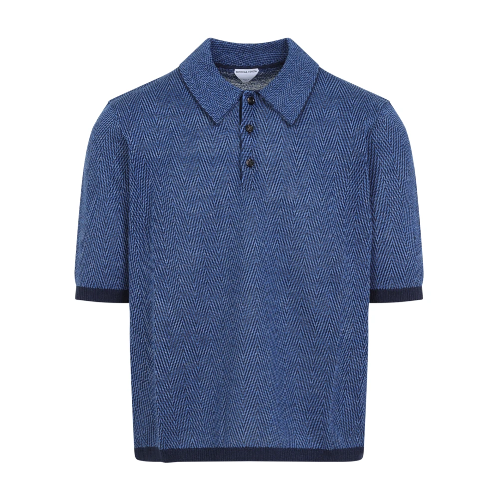 Bottega Veneta Blauw T-shirt voor mannen Blue Heren