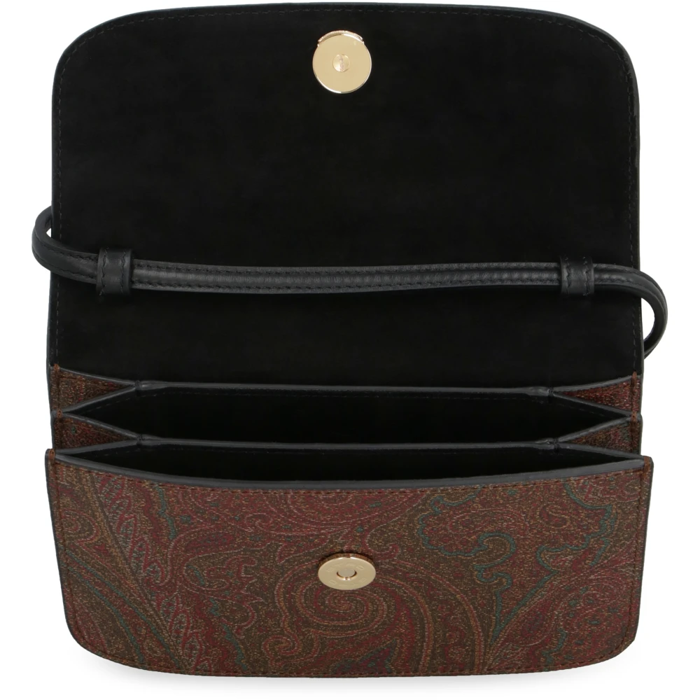 ETRO Paisley Print Crossbody Tas Black Dames