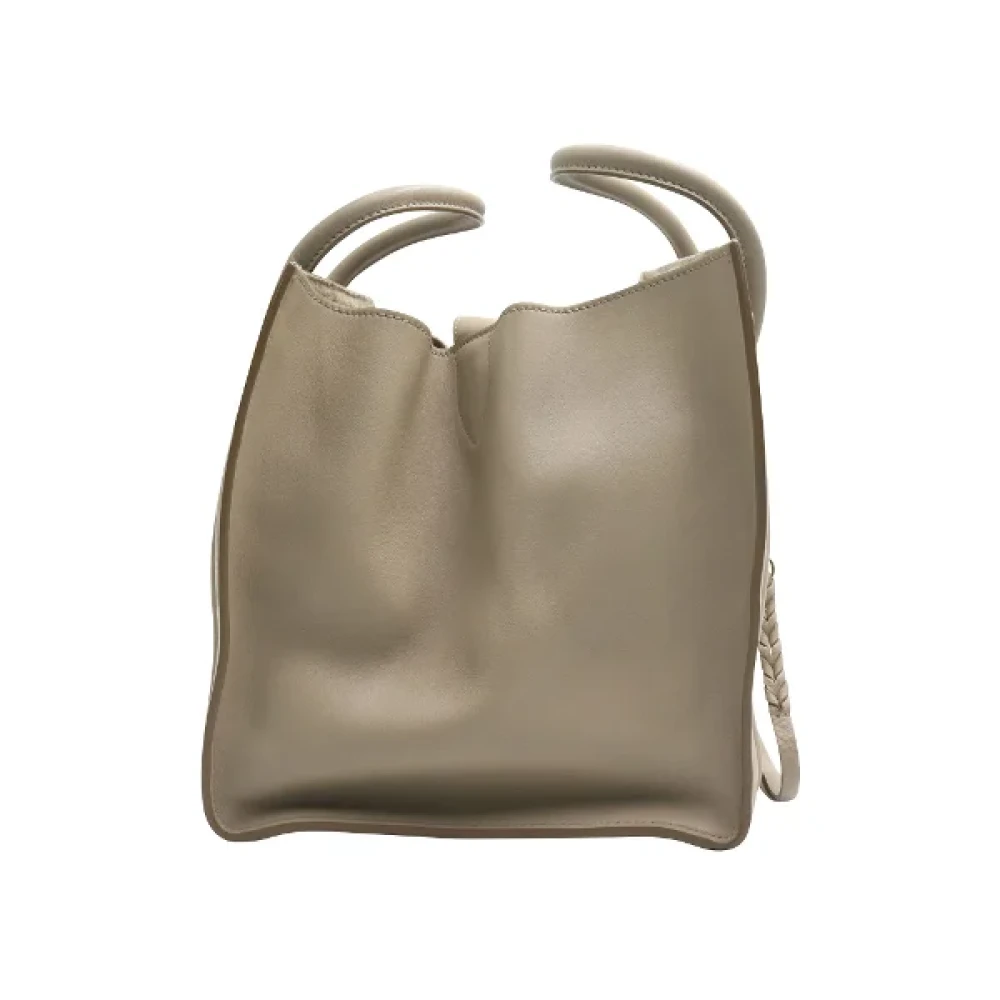 Celine Vintage Pre-owned Leather totes Beige Dames