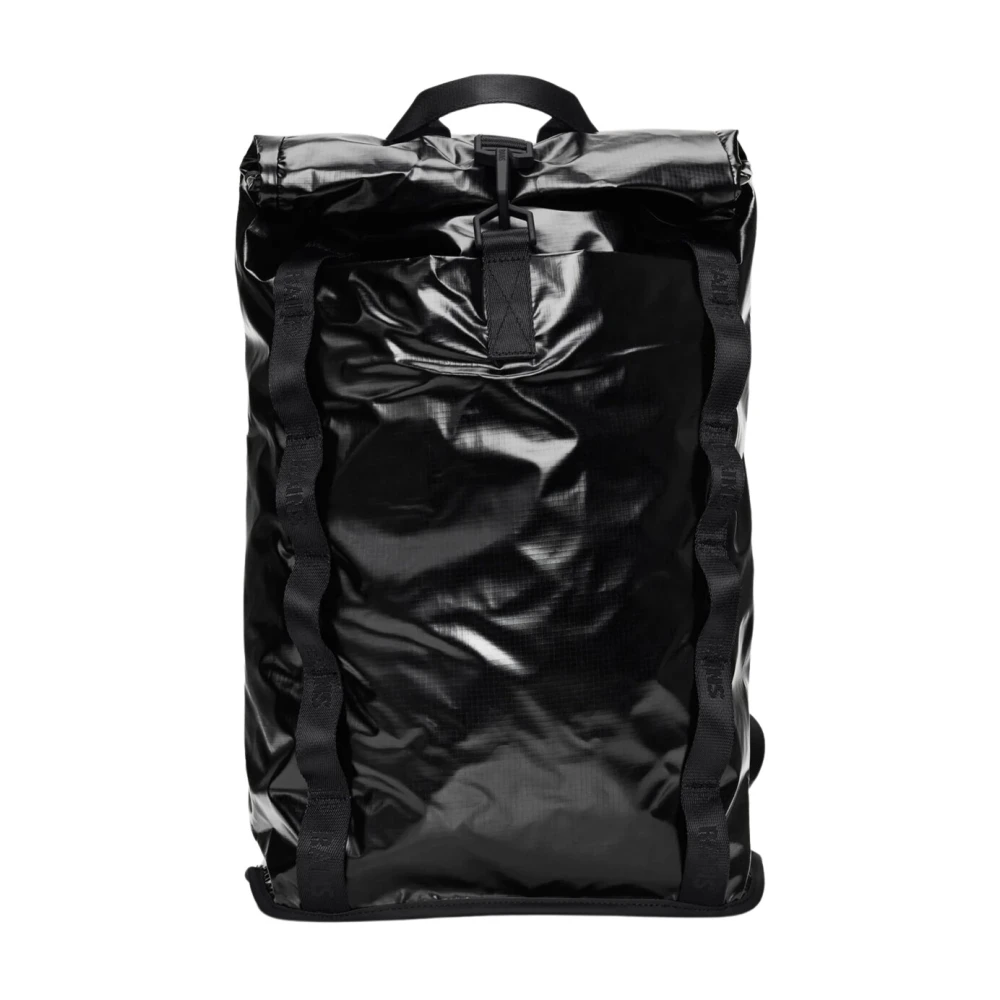 Rains Rolltop Rugzak Black Unisex