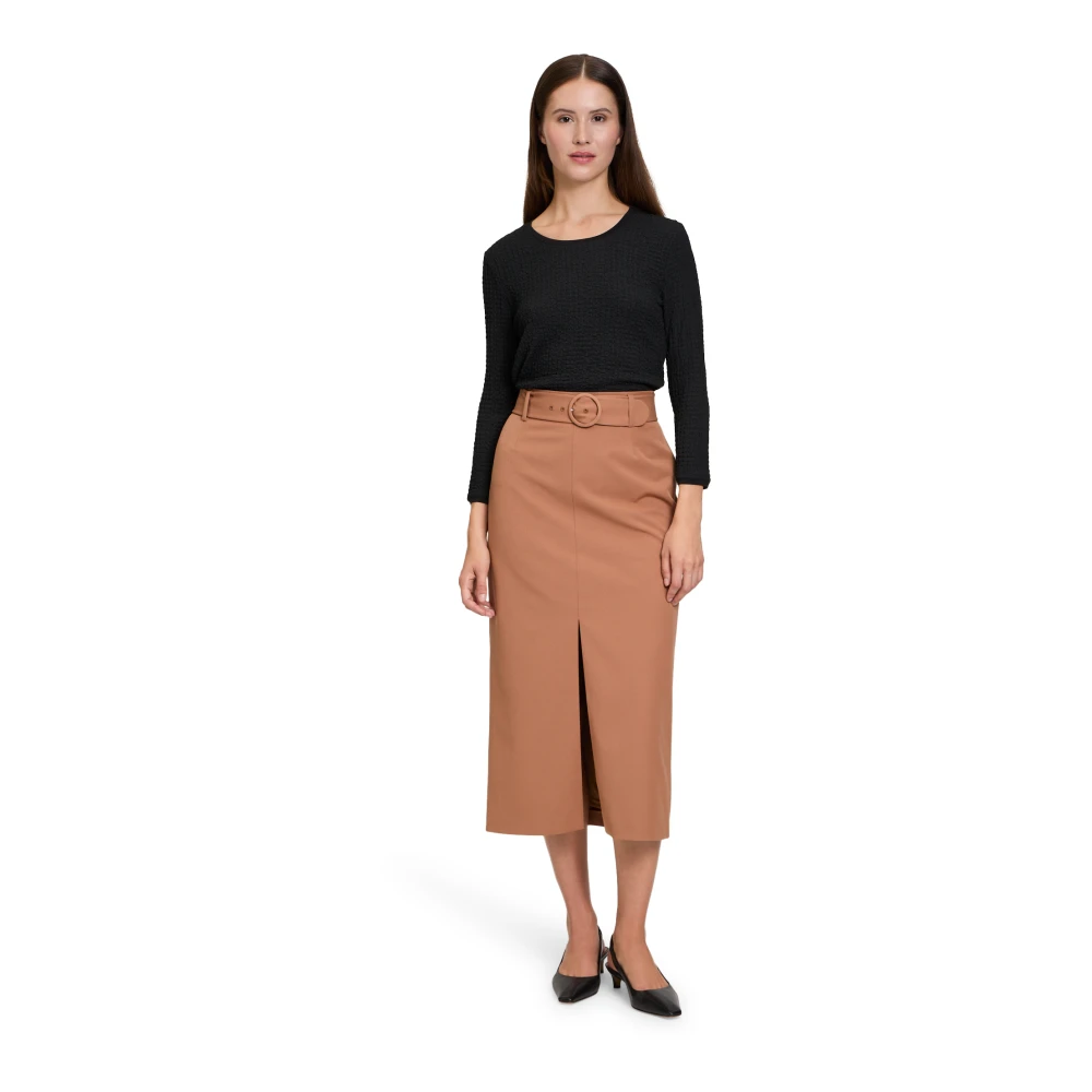 Betty Barclay Gekreukeld Materiaal Gestreept Shirt Black Dames
