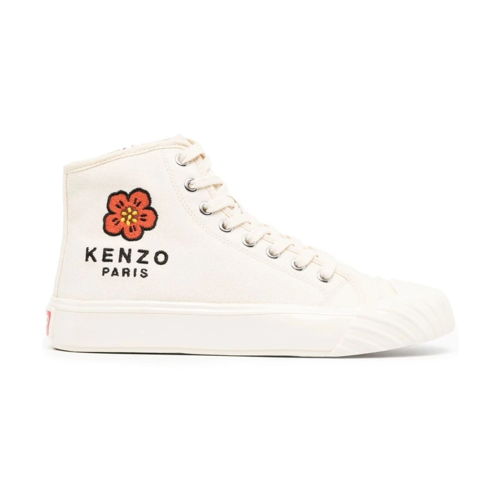 Kenzo Kenzoschool High-Top Sneaker Dames Schoenen Beige