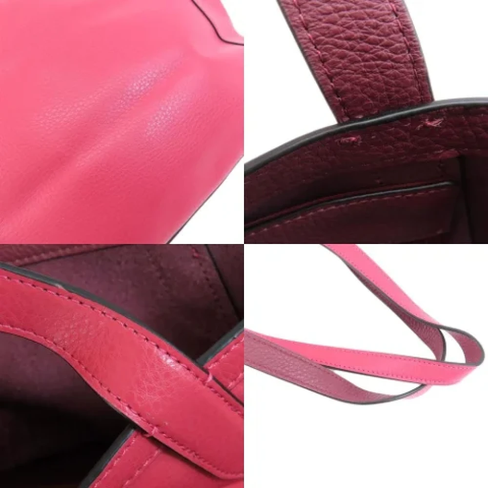 Coach Pre-owned Leather handbags Pink Dames