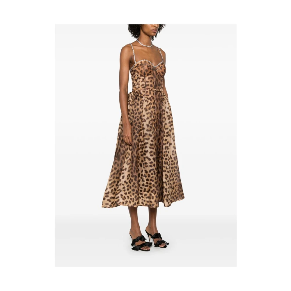 Zimmermann Lichtbruine Geriemde Jurk Brown Dames