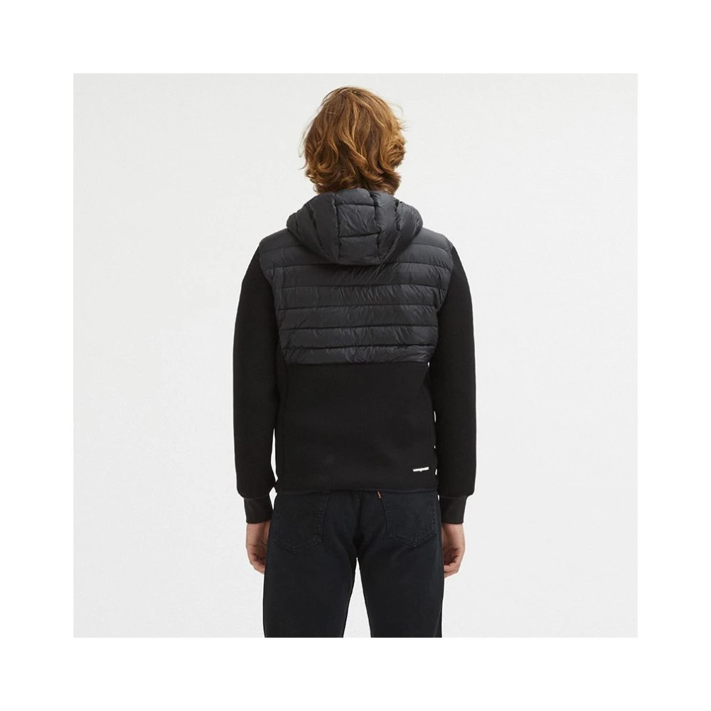 Centogrammi Zwarte nylon pufferjas met ganzendons Black Heren