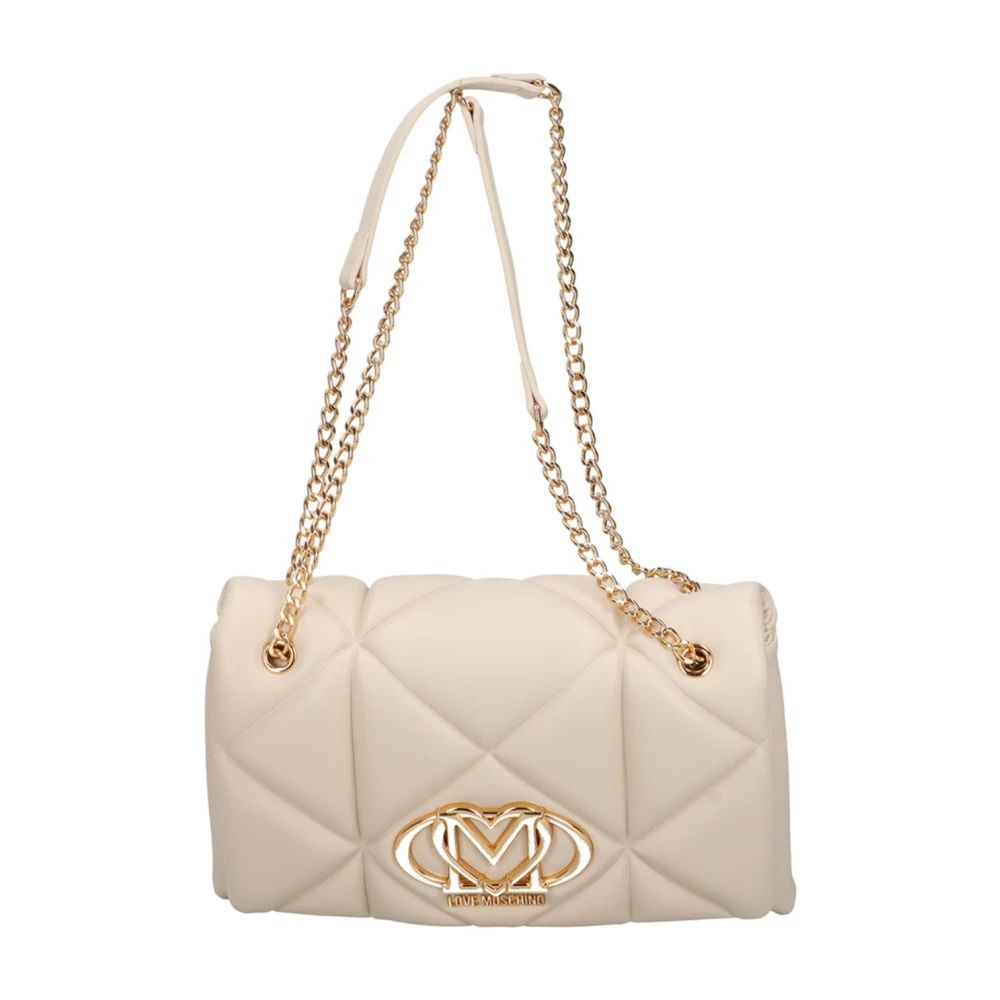 Moschino Beige Synthetische Dames Schoudertas Beige Dames