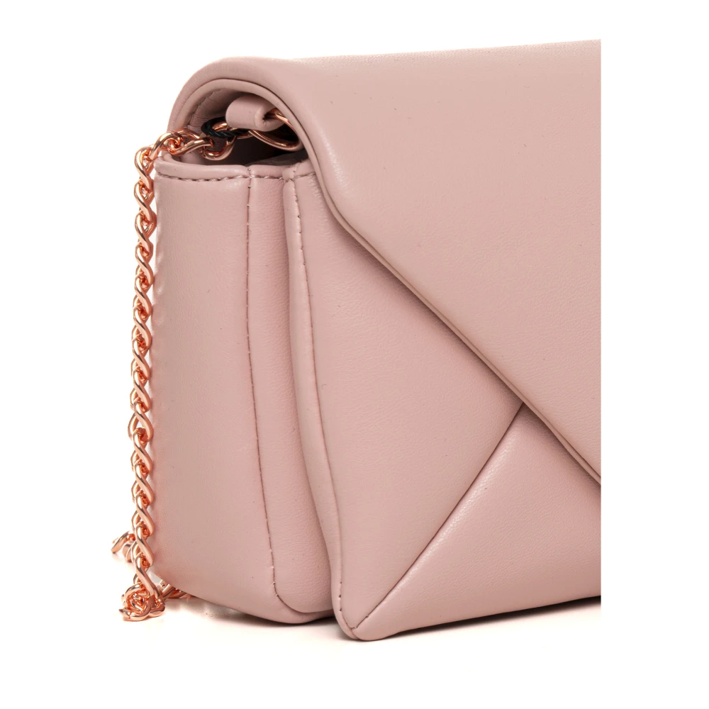 Love Moschino Gewatteerde Mini Tas met Metalen Details Pink Dames