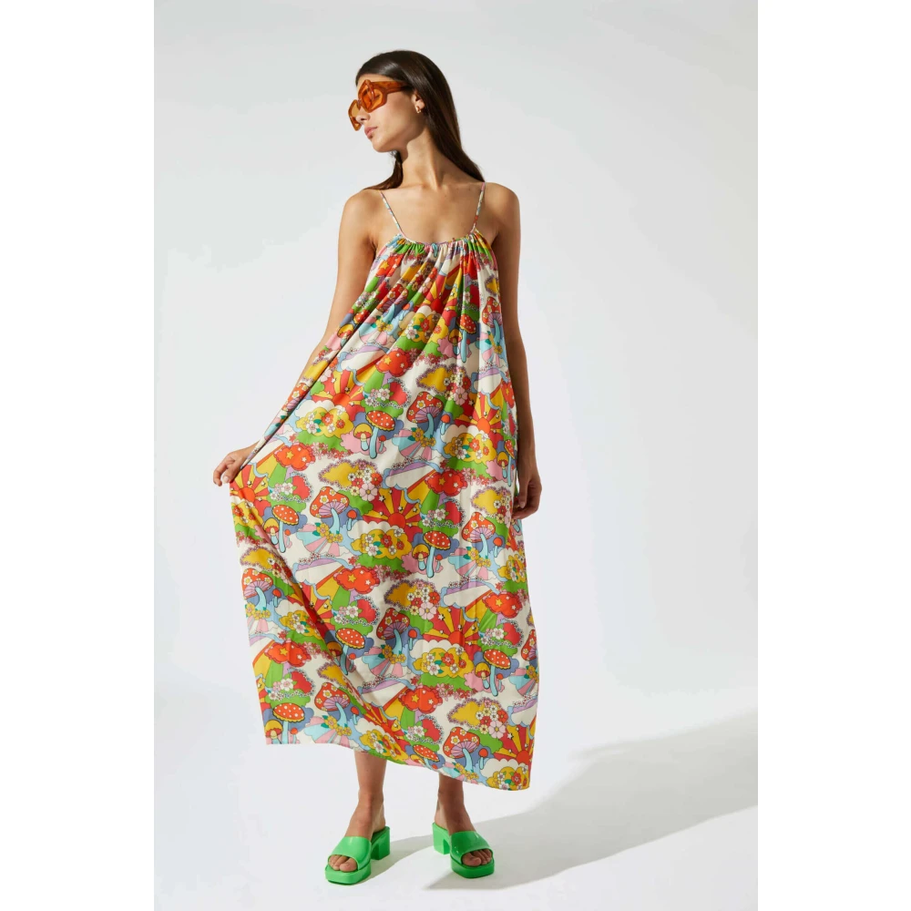 Manoush Maxi Jurk Multicolor Dames