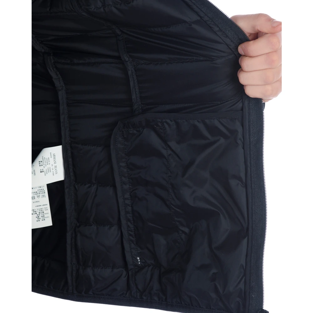 Armani Jeans Stijlvolle Denim Jack Black Dames