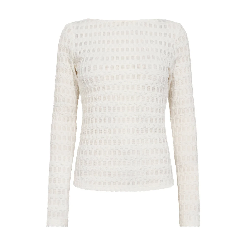 Co'Couture Stijlvolle BeckyCC Blouse met Lange Mouwen Beige Dames
