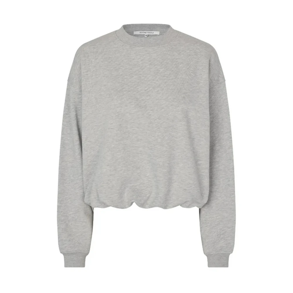 Second Female Balloon Sweatshirt Second Dames Gray Dames