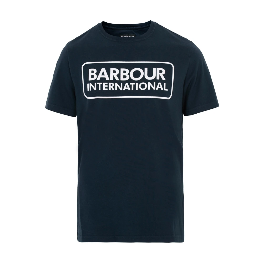 Barbour Men's Blue T-Shirts, 2XL, Modern Logo Graphic Tee Navy-S