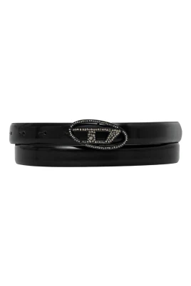 Oval D Logo B-1DR Strass 20