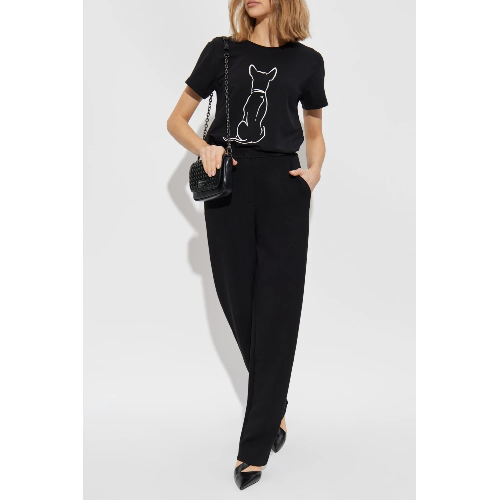 Emporio Armani T-shirt uit de collectie Black Dames