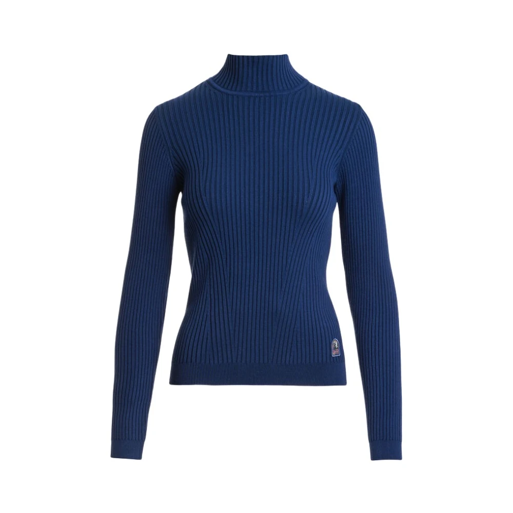 Parajumpers Women's Blue Turtlenecks, Xl, Lotus - Turtleneck Jumper